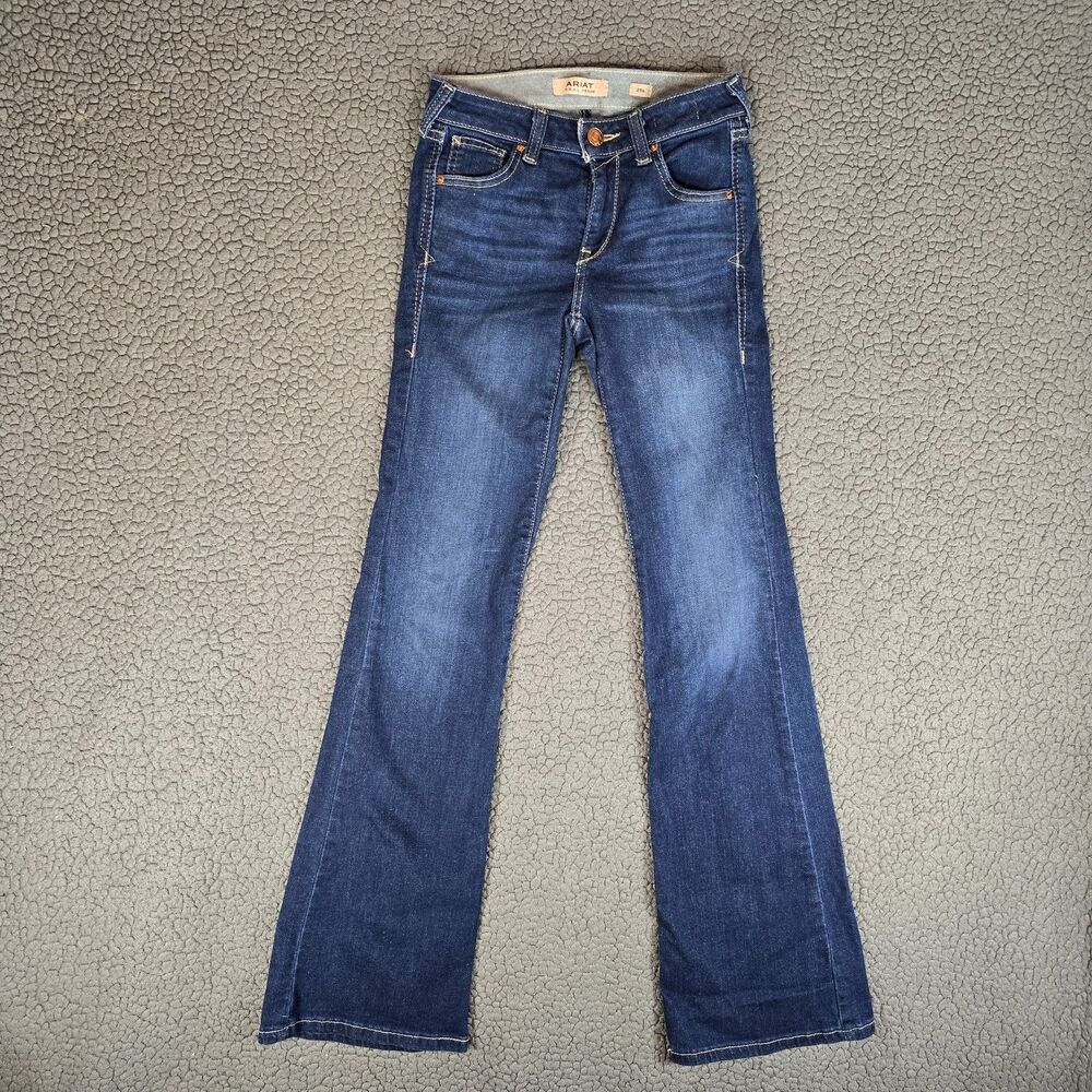 Ariat Jeans Womens 25L Ultra Stretch Perfect Rise Katie Flare 10027692 Maya Blue